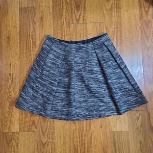 Madewell Countdown Tweed Pleated Mini Circle Skirt Size 2